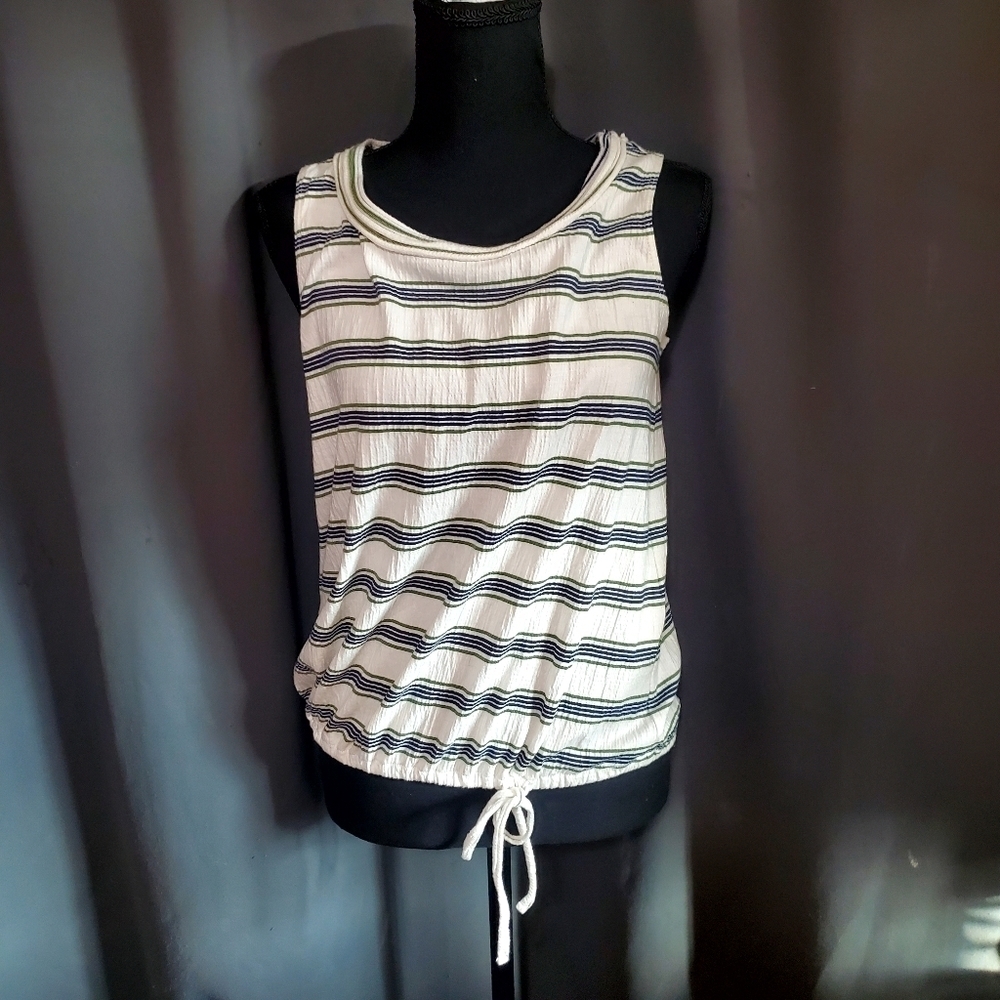 Max Studio Striped Tank Size XS NWT